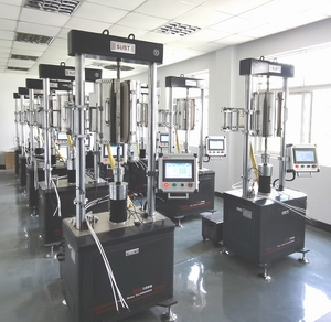 靖江特殊鋼十臺高溫持久蠕變試驗(yàn)機(jī)完成計(jì)量驗(yàn)收